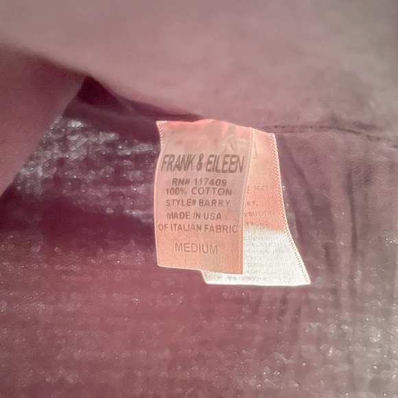 Frank & Eileen Barry Famous Denim Shirt Black M - Picture 9 of 10